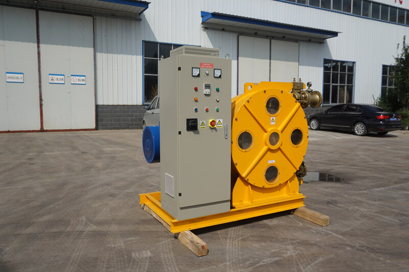 Heavy-duty concrete peristaltic pump