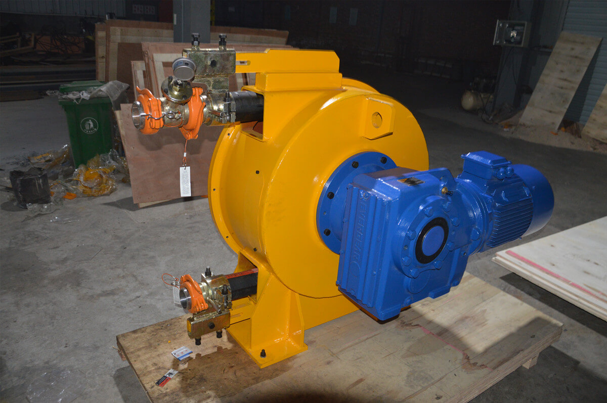 peristaltic hose pump in metallurgical industry