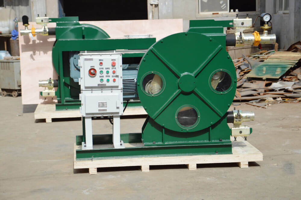 peristaltic hose pumps for pumping mining slurry