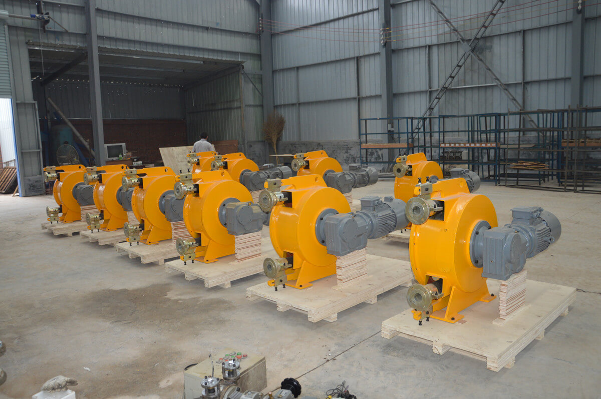 peristaltic pump for metallurgical industry