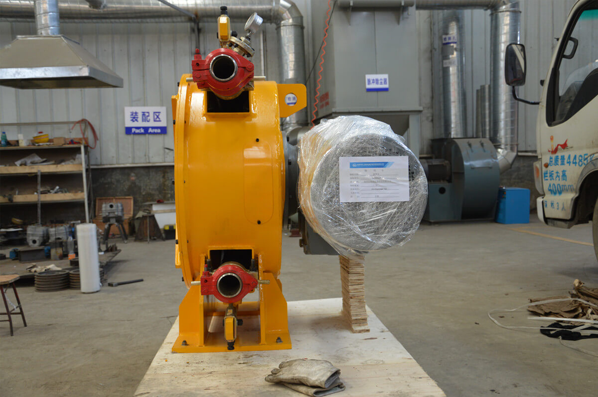 peristaltic pump used for pumping landfill leachate