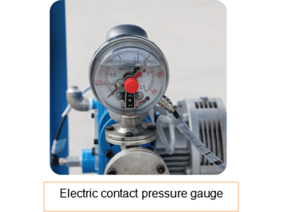 Electric contact pressure gauge