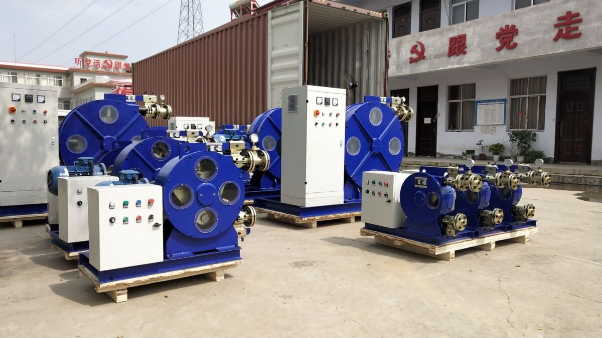 Industrial Hose Pump for Lime Milk