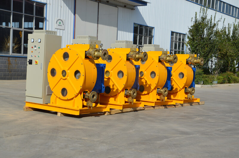 hose squeeze pump for concrete