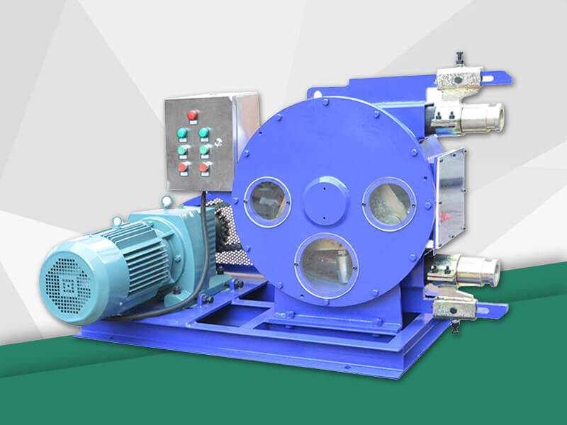 peristaltic squeeze pump for concrete