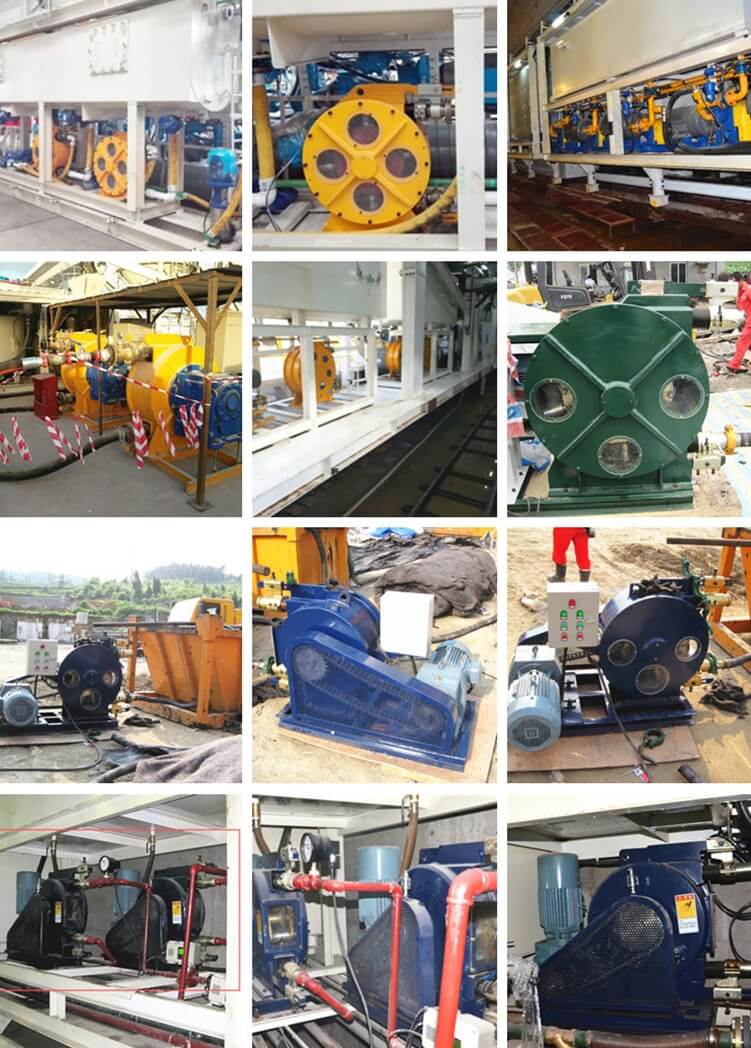 Hose pump for Pumping of Sewage Sludge in Wastewater Treatment Plant