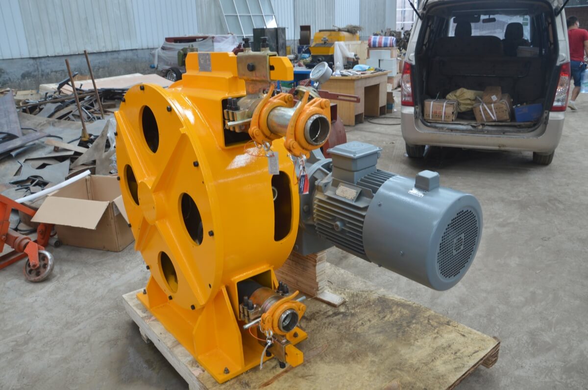peristaltic pump in filter press applications