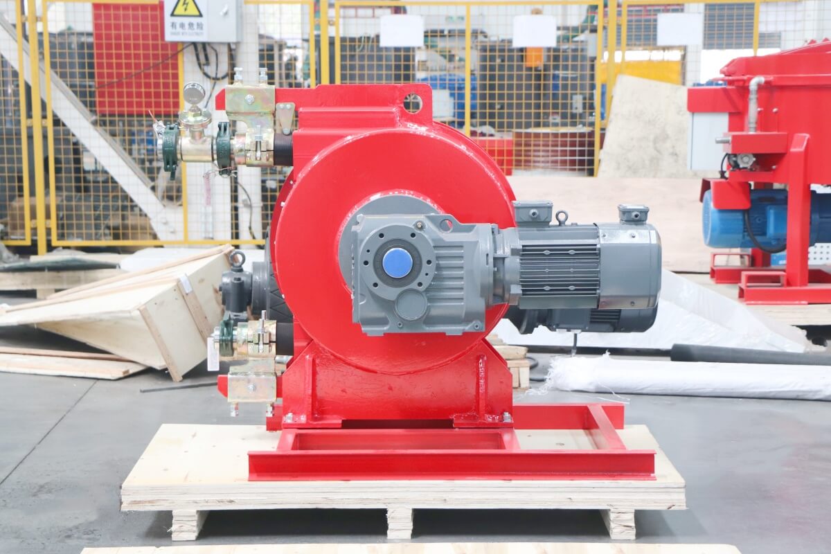 Peristaltic Pump Delivers Lime Slurry