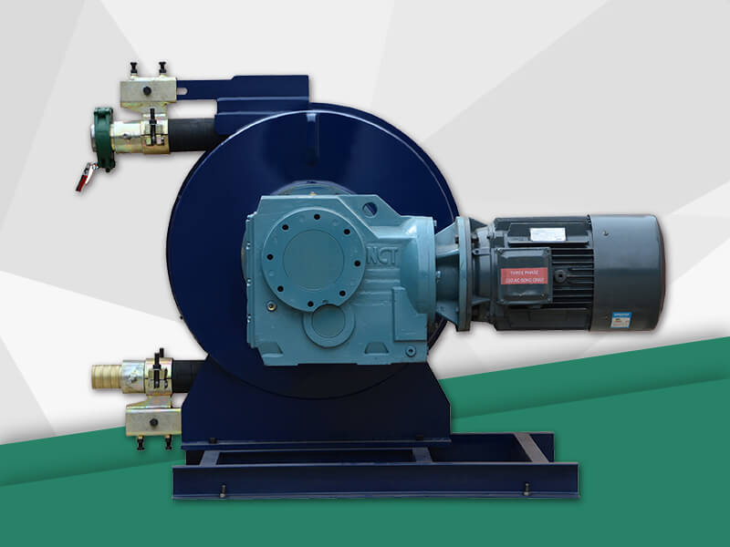 hose pump for pumping high viscosity media