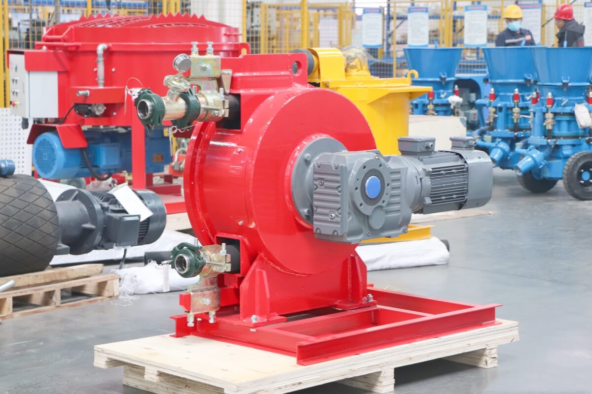 Industrial Squeeze Hose Pump For Filter Press