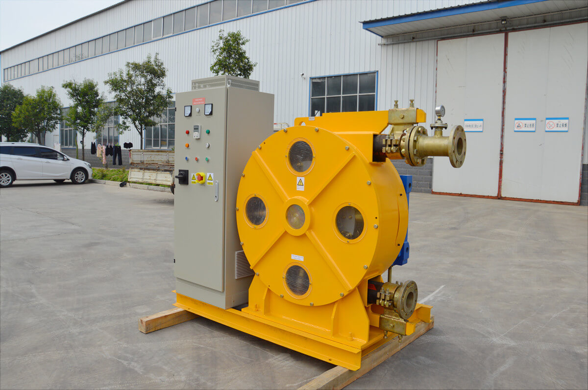 TBM underground peristaltic hose pump