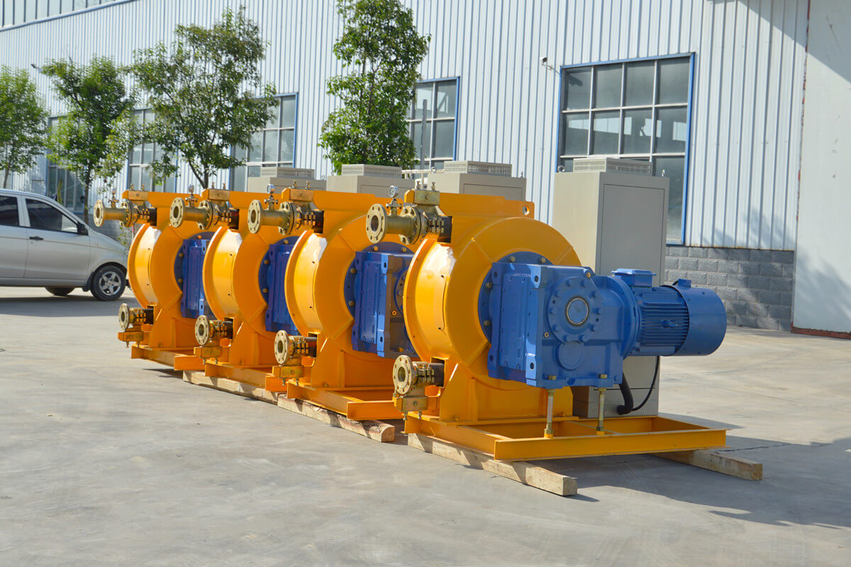 peristaltic hose pump for tunnel underground