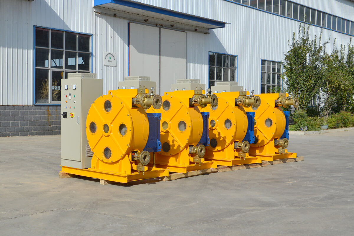 high pressure squeeze hose pump